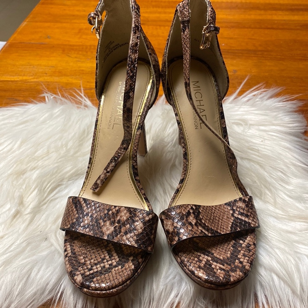 - Michael Shannon Brown Snakeskin Heels